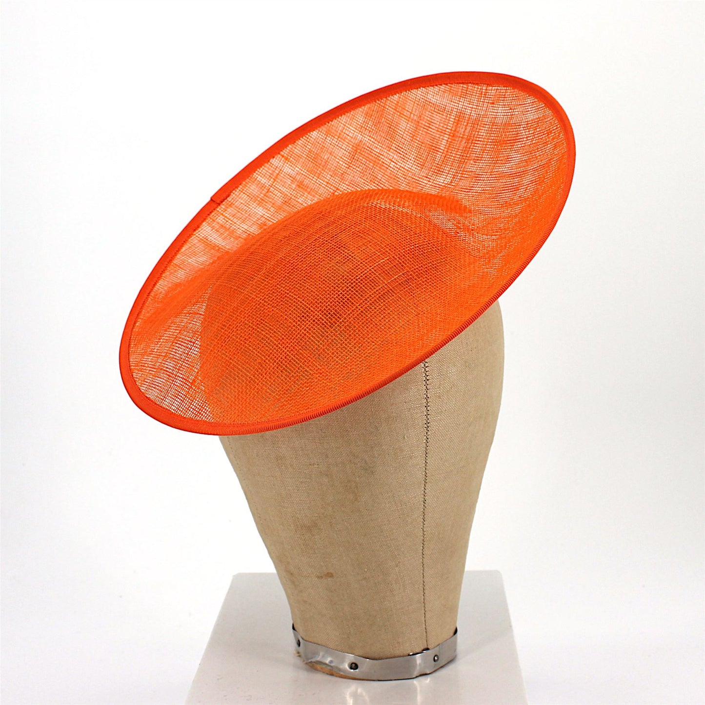 UK Made Sinamay Sweep Saucer Fascinator Base HA012
