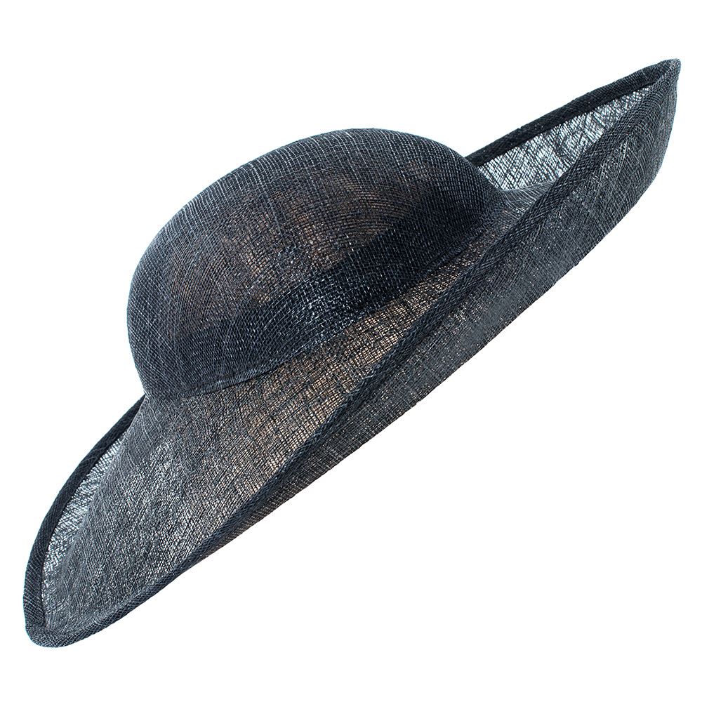 Sinamay Upturned Brim Hat Base 34x36cm - HA081