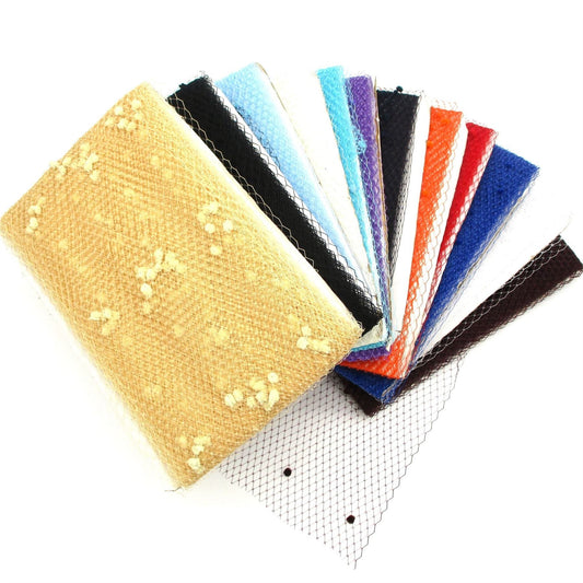 Classic Plain Veil with Spots 20cm x1m - BR002