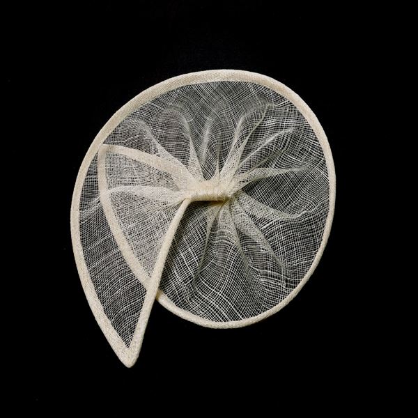 Sinamay Gathered Split Saucer 30cm - HA067