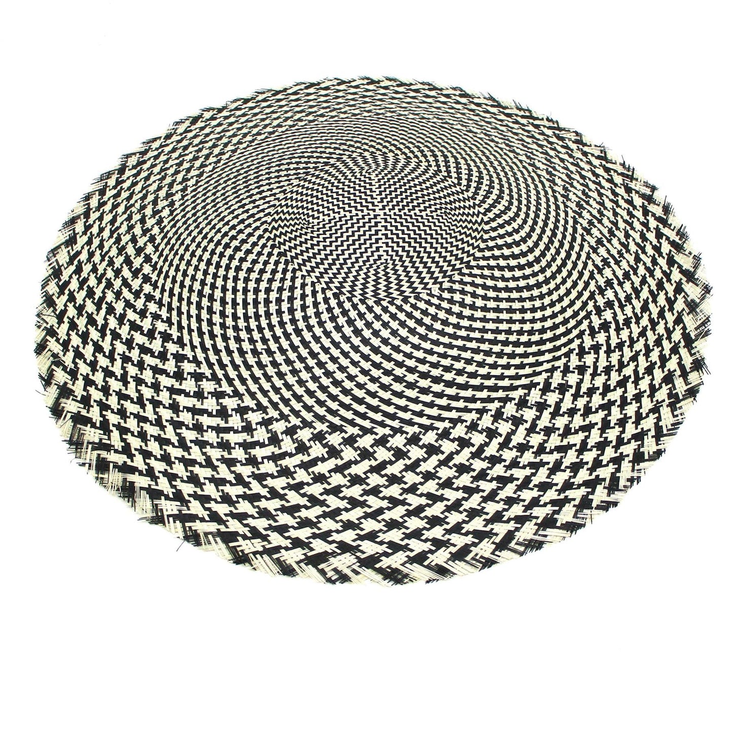 Buntal Straw Mat 2 Tone Hat Base 47cm - HF003