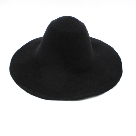 Melange Fleck Felt Flared Capeline 28cm - HF043
