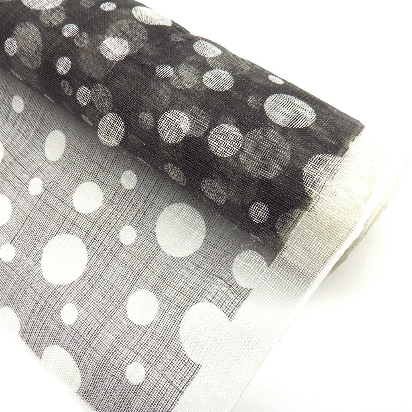 Spot Print Sinamay Fabric 90cm x 1m - FS047