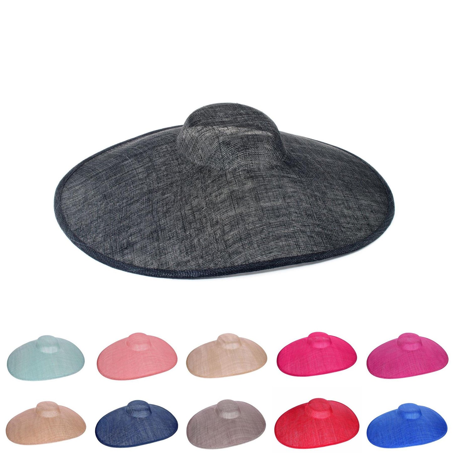 Sinamay Wide Fascinator Base 39x49cm - HA082