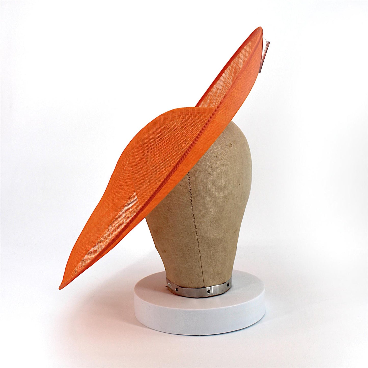 UK Made Sinamay Side Sweep Hat Base 43x45cm - HA080