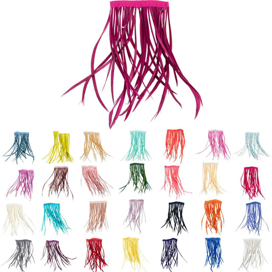 Full Biot Fringe 14cm Feather Length x 10cm - FR013