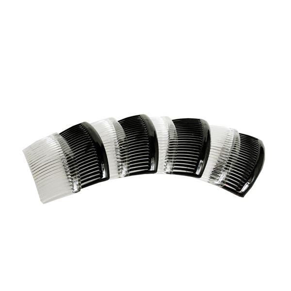 Plastic Comb 4x7.5cm x 4pcs - HB005