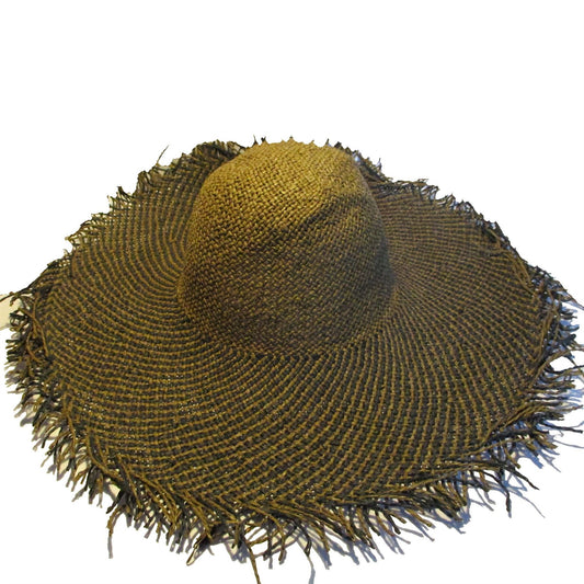 Two Tone Cross Woven Paper Hood 30cm - HF058