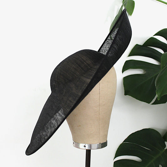 Sinamay Side Sweep Hat Base 45cm HA076