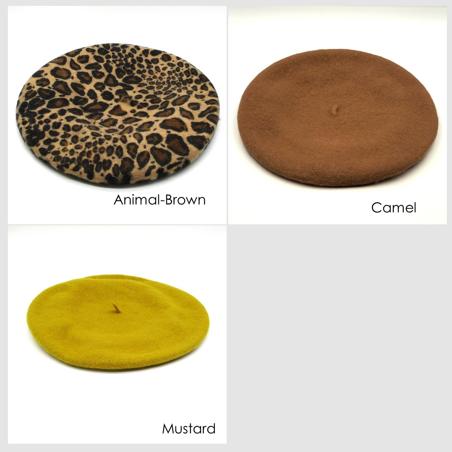 Traditional Wool Beret 27cm - HA037