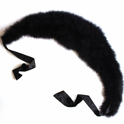 Marabou Feather Shawl One Size Fits Most HA049