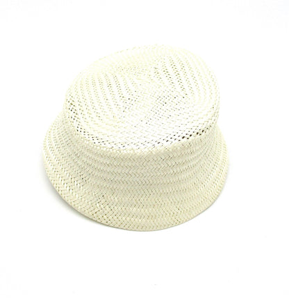 Buntal Straw Slanted Hat Base 17x19cm HA060