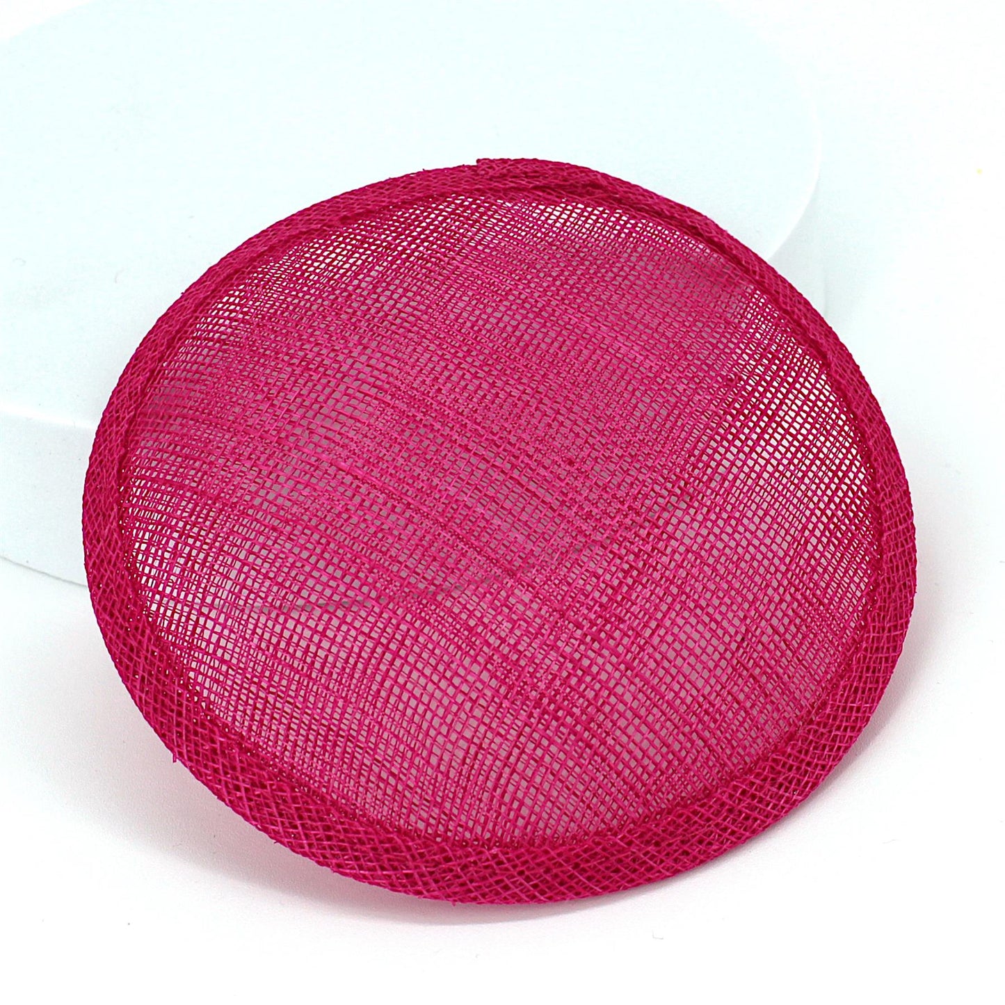 Sinamay Straw Round Fascinator Base 13.5cm - HB008