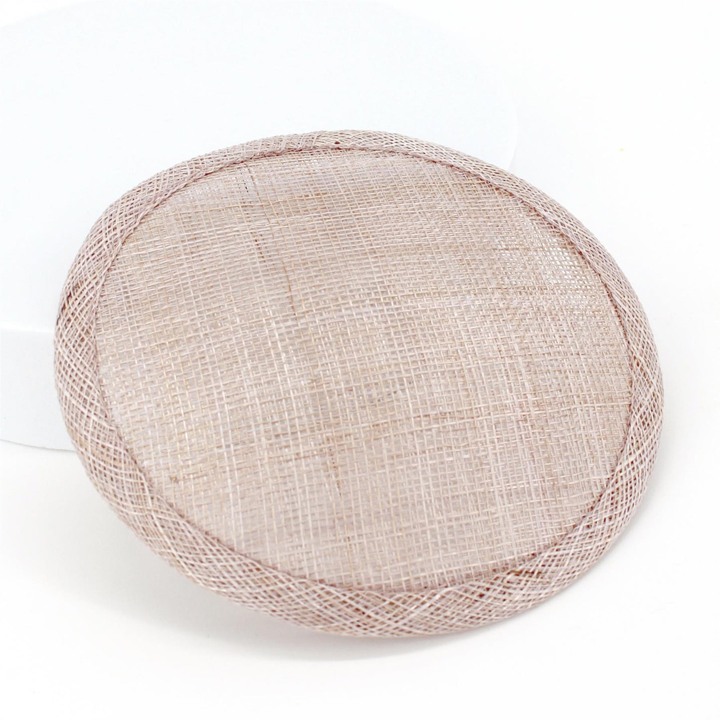 Sinamay Straw Round Fascinator Base 13.5cm - HB008