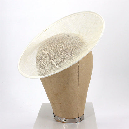 UK Made Sinamay Sweep Saucer Fascinator Base HA012