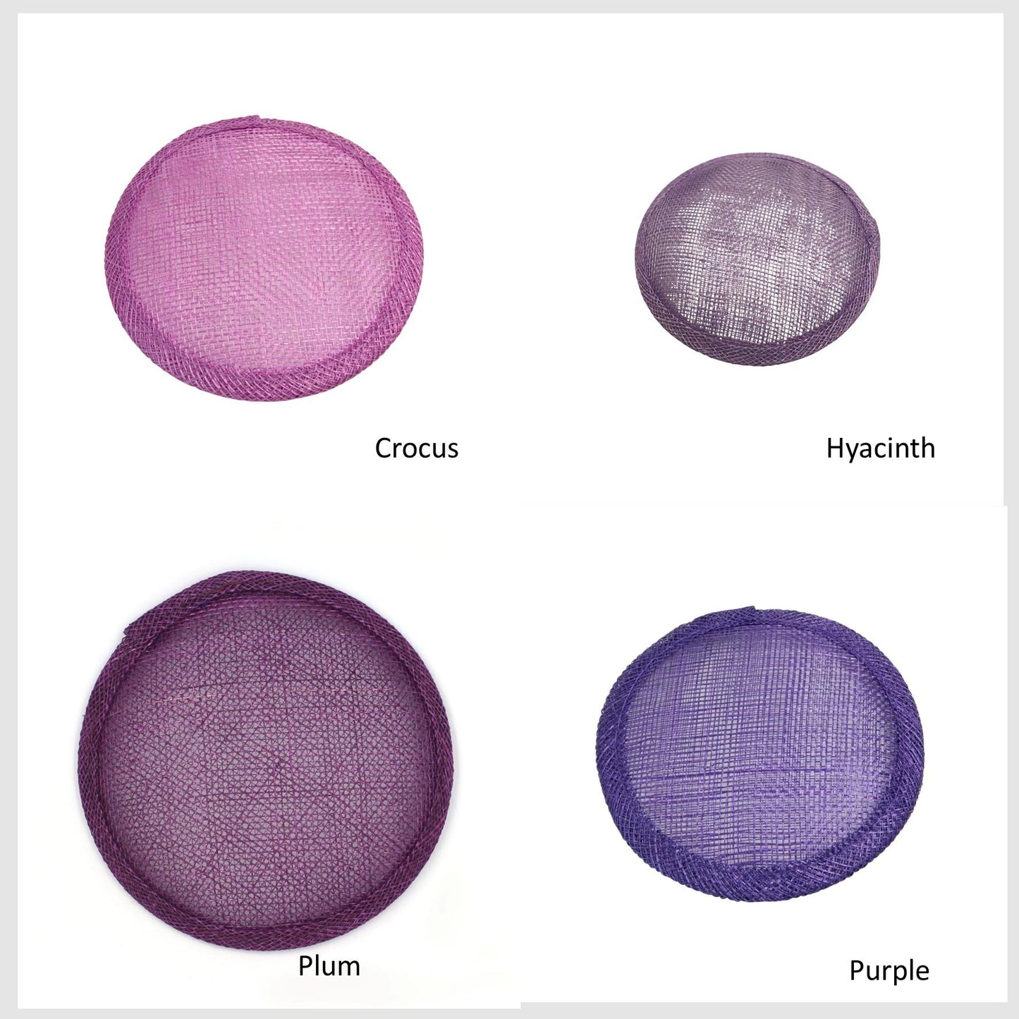 Sinamay Straw Fascinator Base 10cm - HB007