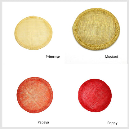 Sinamay Straw Fascinator Base 10cm - HB007
