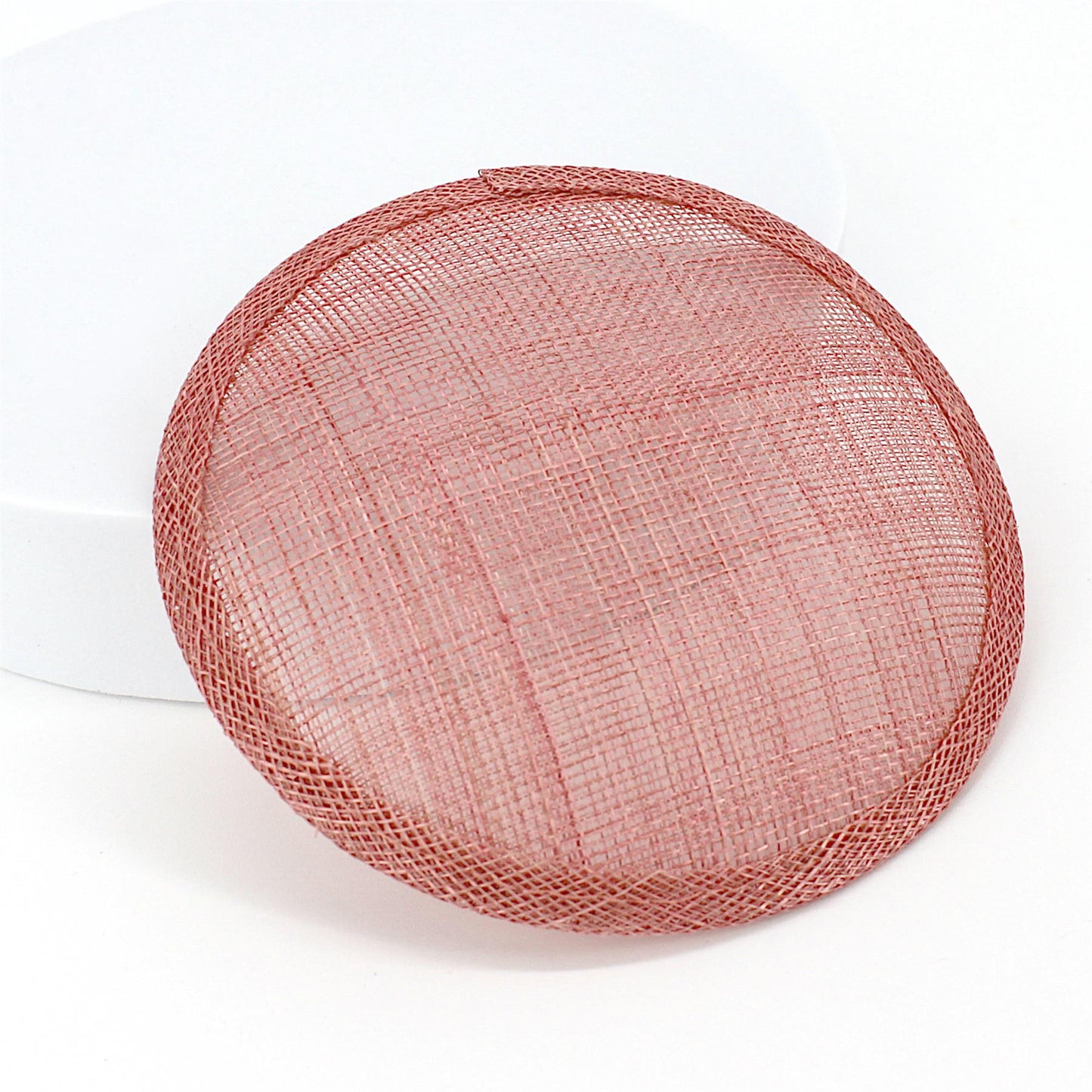 Sinamay Straw Round Fascinator Base 13.5cm - HB008