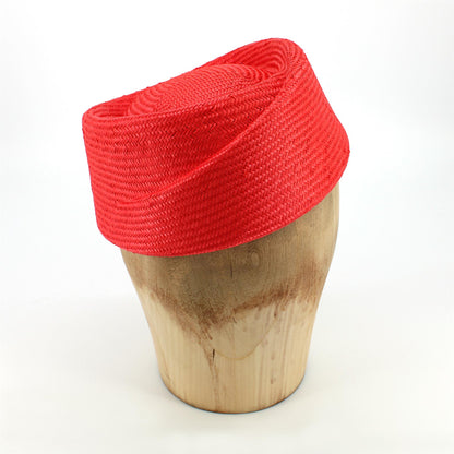 UK Made Parisisal Straw Pillbox Hat Base - HA107P