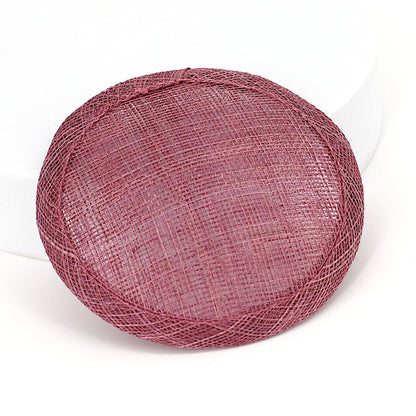 Sinamay Straw Round Fascinator Base 10.5cm - HB007