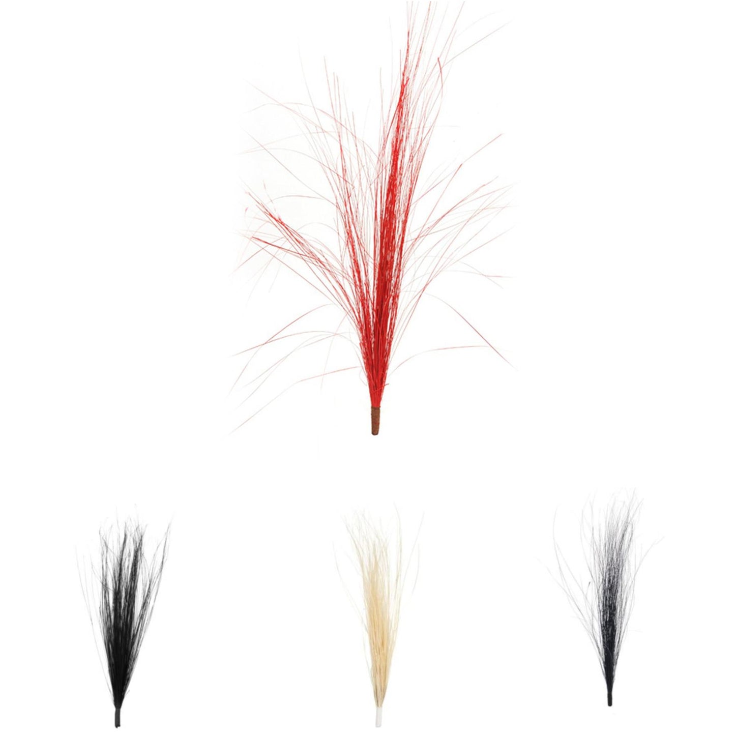 Burnt Peacock Brush Mount 20cm - FM083