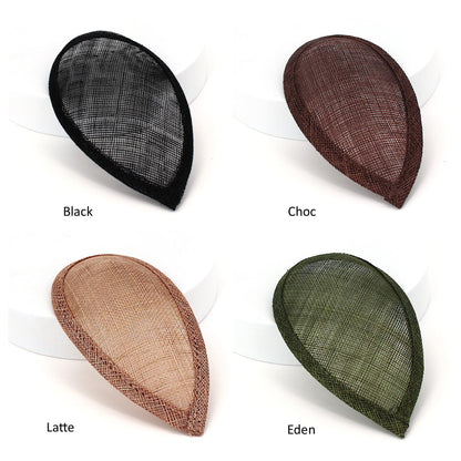 Sinamay Teardrop Fascinator Base 16cm - HB016