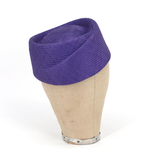 UK Made Parisisal Straw Pillbox Hat Base - HA107P