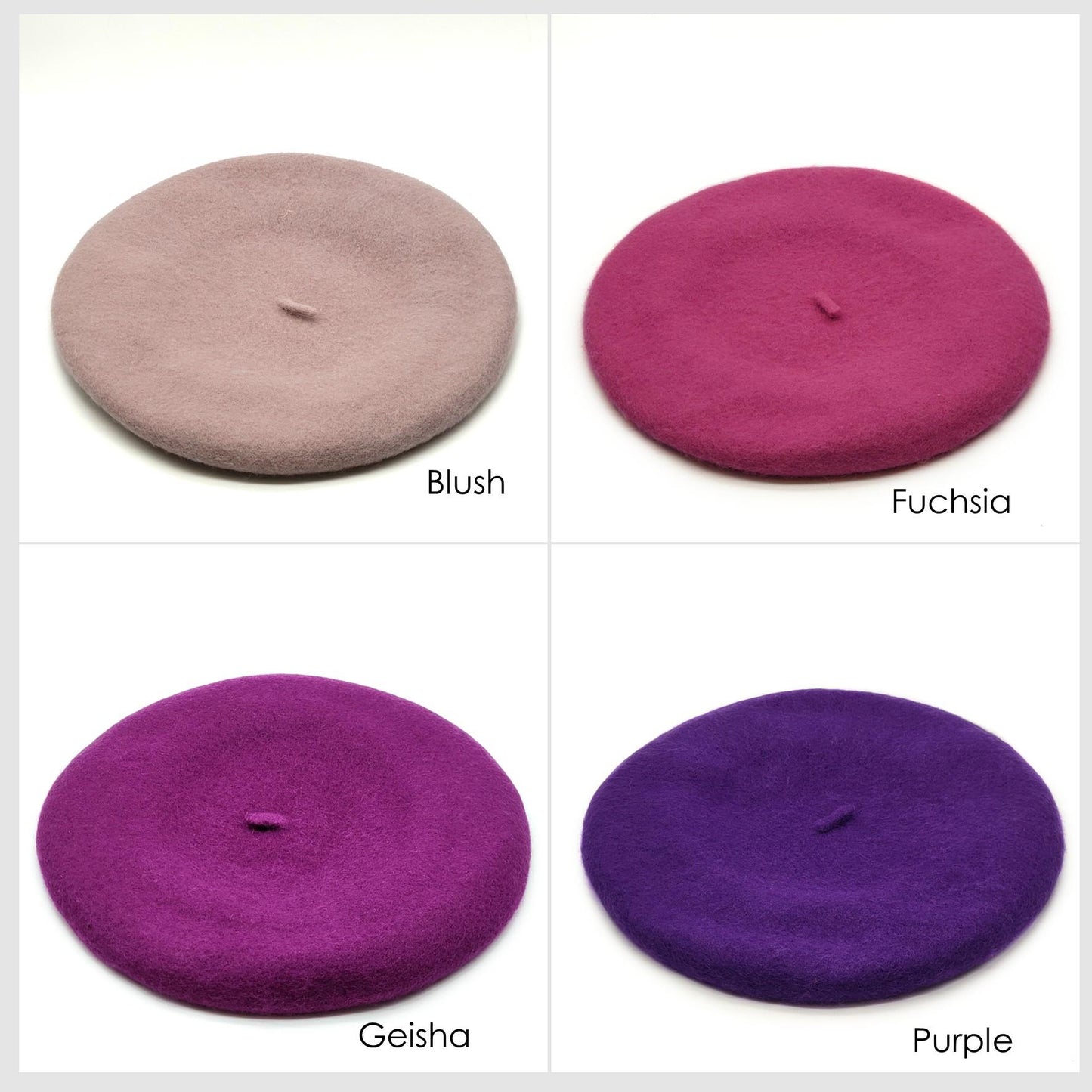Traditional Wool Beret 27cm - HA037