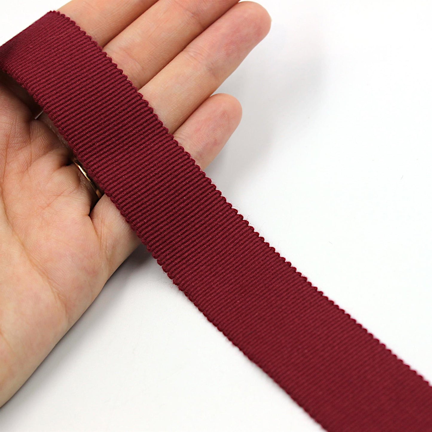 Cotton Petersham Ribbon - by the metre - 5436