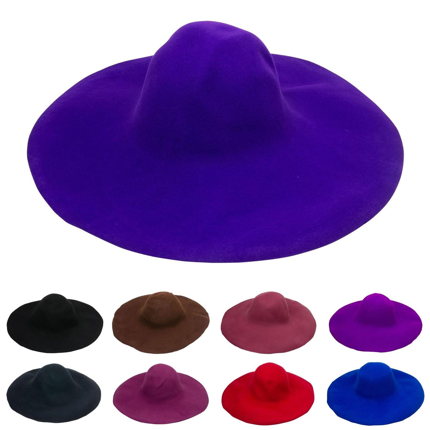 Plush Felt Capeline for Hats 30cm - HF016