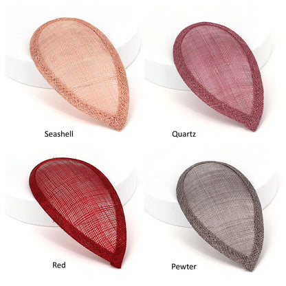 Sinamay Teardrop Fascinator Base 16cm - HB016