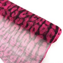 Load image into Gallery viewer, Large Leopard Print Sinamay 90cm x 1m FS044