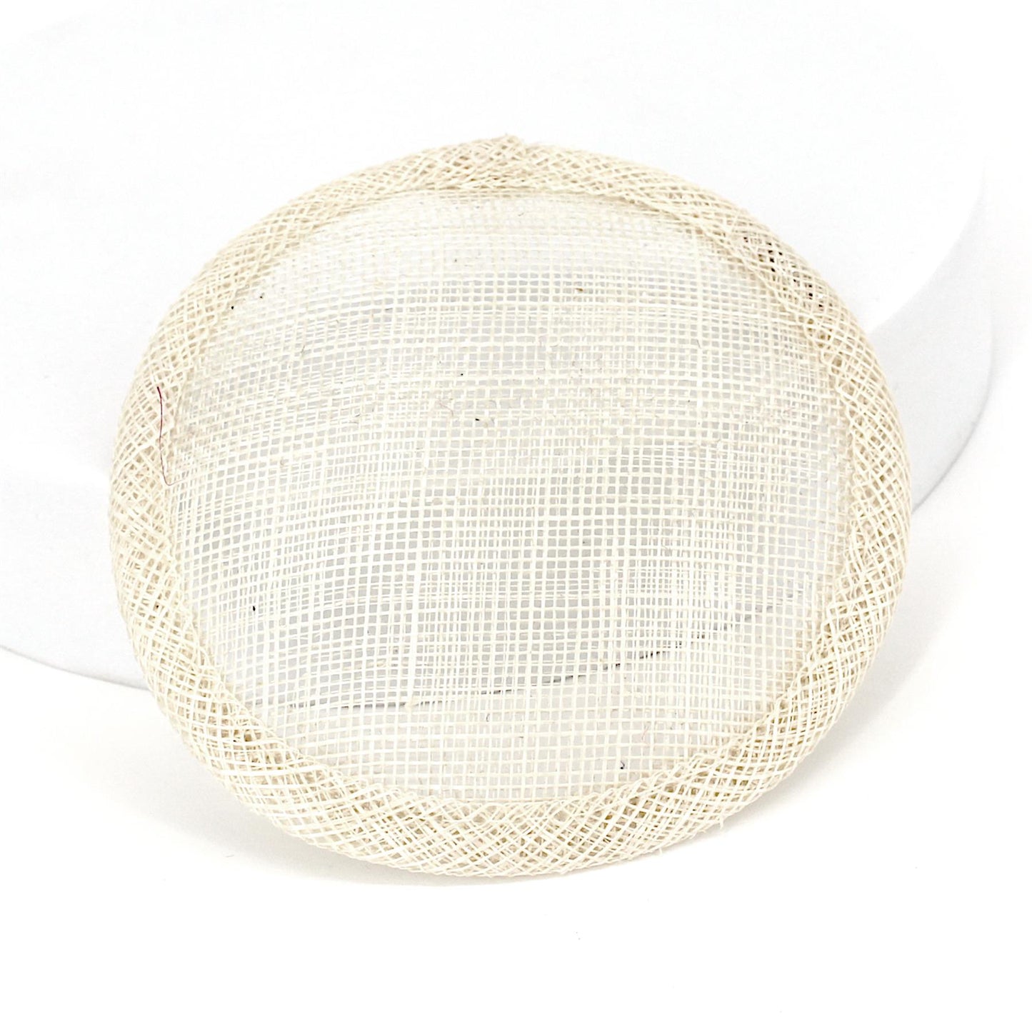 Sinamay Straw Round Fascinator Base 10.5cm - HB007