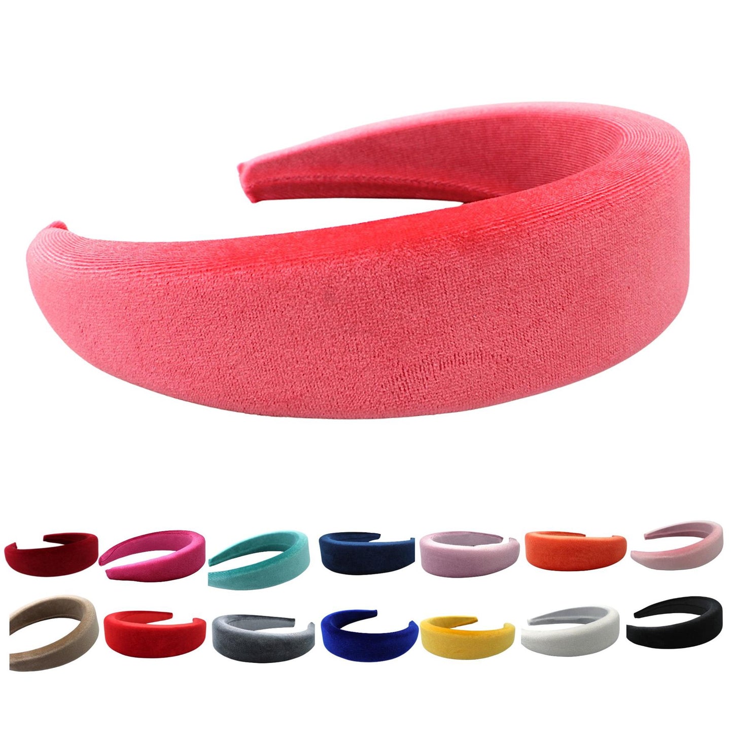 Velvet Padded 4cm Headband HB035