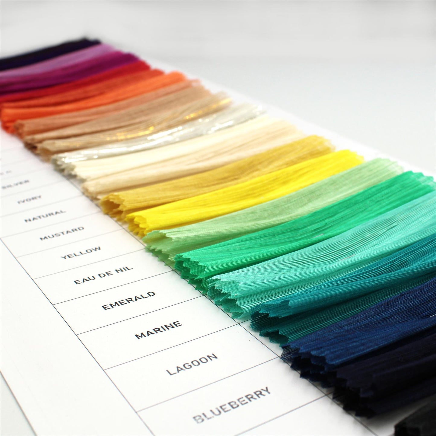 Silk Abaca Swatch Book - SC004