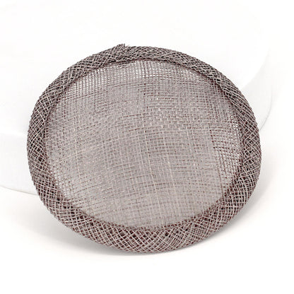 Sinamay Straw Round Fascinator Base 10.5cm - HB007