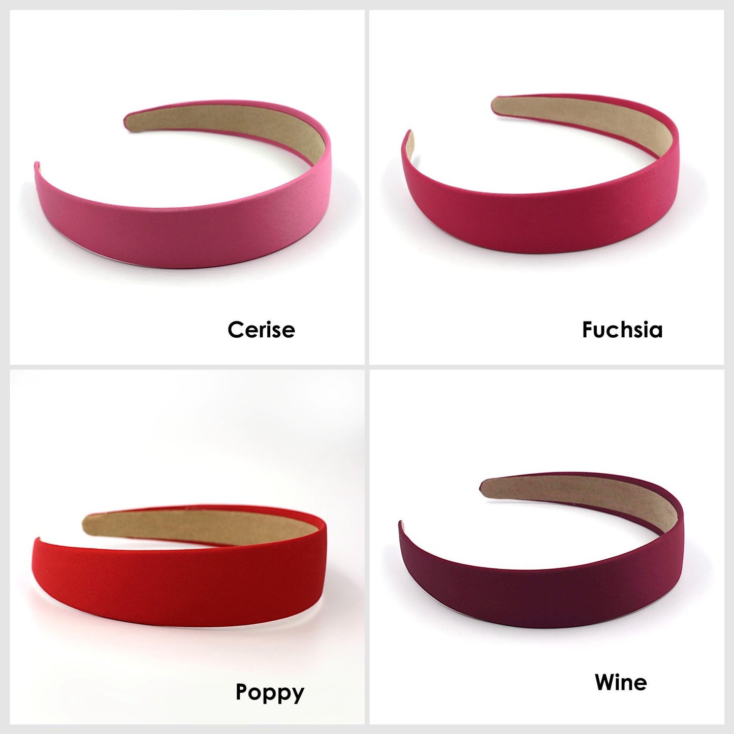 Budget Satin Headband 3cm to 3.5cm - HB009