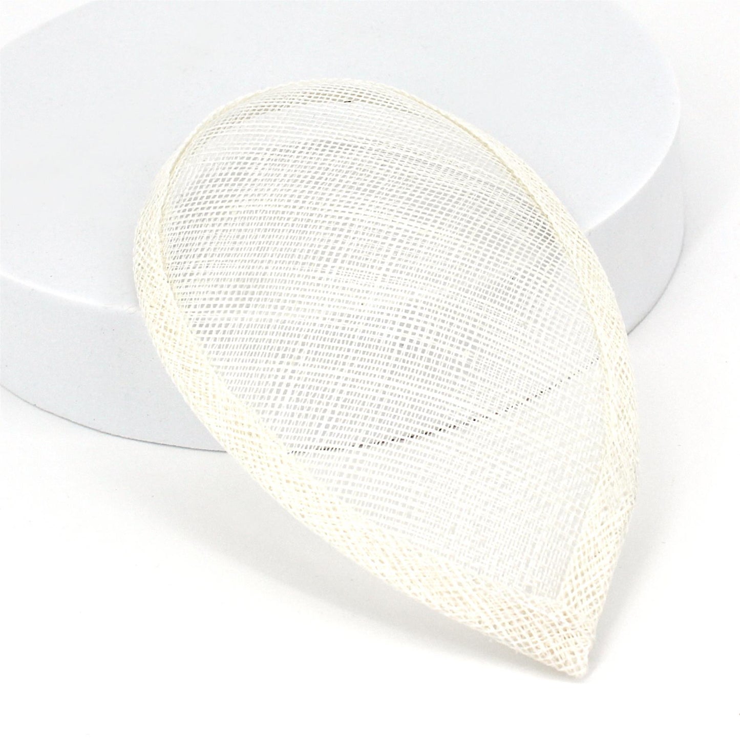 Sinamay Teardrop Fascinator Base 16cm - HB016