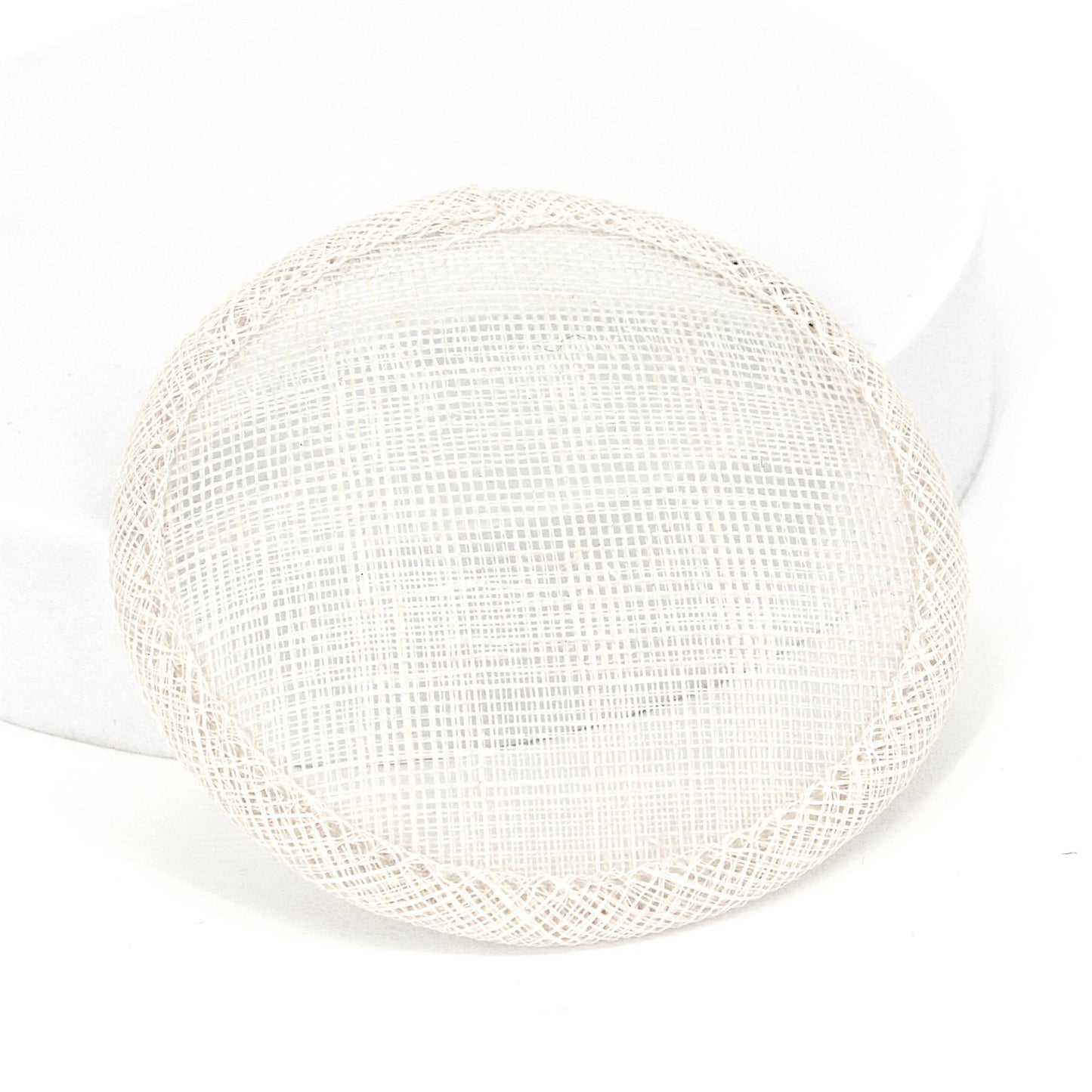 Sinamay Straw Round Fascinator Base 10.5cm - HB007