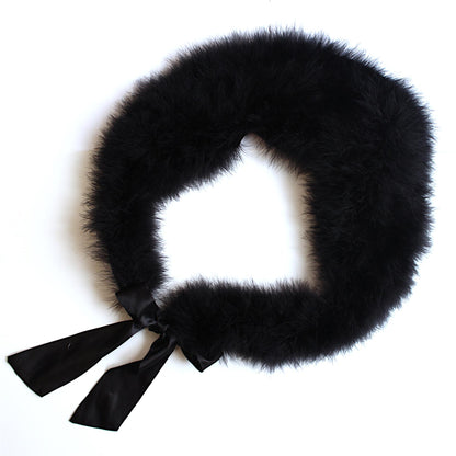 Marabou Feather Shawl One Size Fits Most HA049