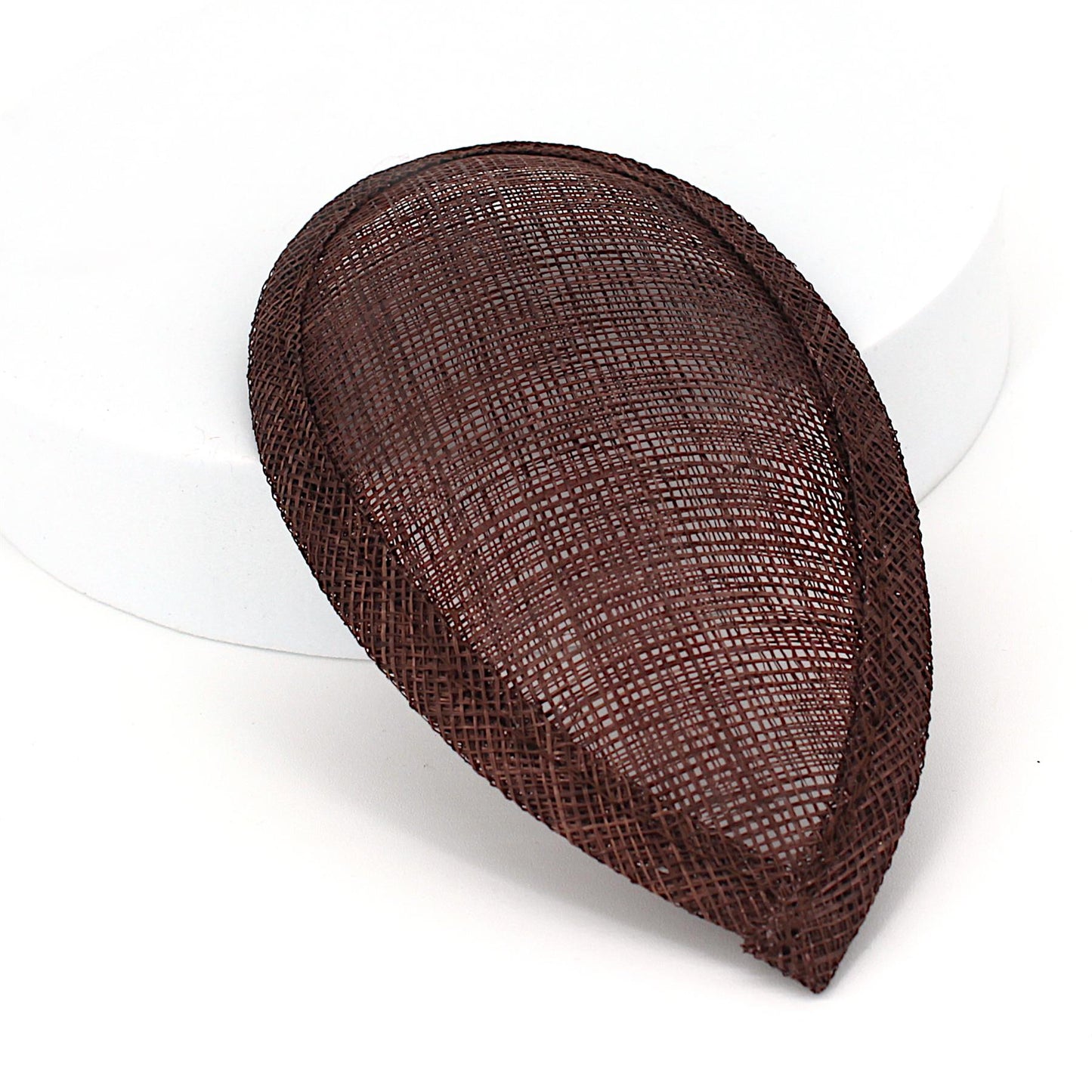 Sinamay Teardrop Fascinator Base 16cm - HB016