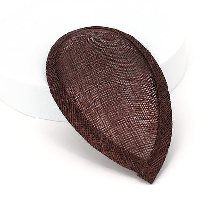 Sinamay Teardrop Fascinator Base 16cm - HB016