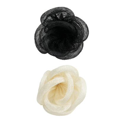 Sinamay Rose 10cm FL009