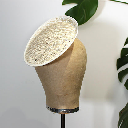 UK Made Straw Saucer Base 20cm Across - HA016