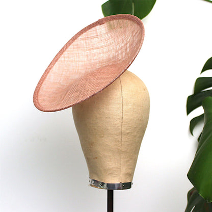 Sinamay Saucer Up brim Base 26x27cm - HA019