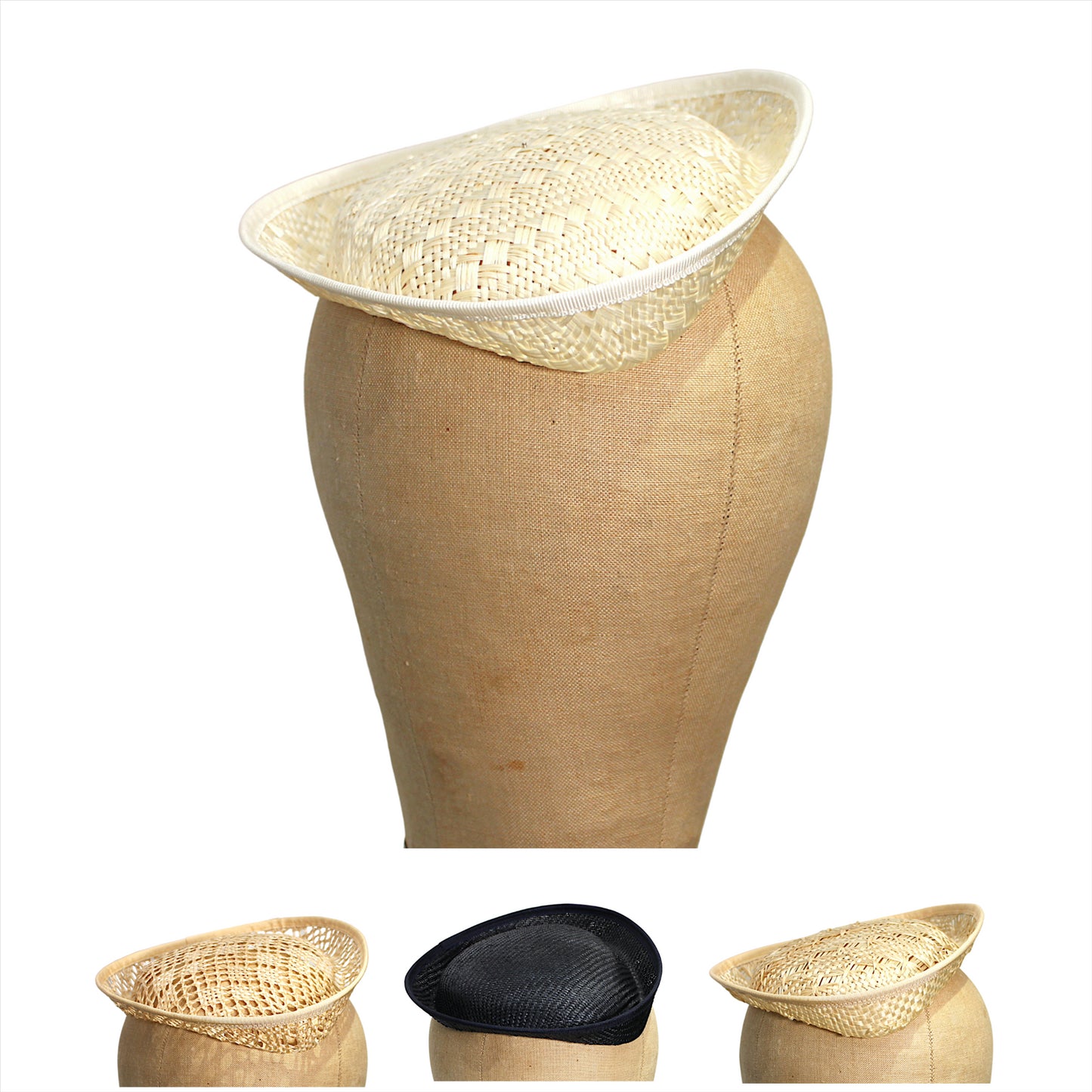 UK Made Straw Air Hostess Percher 19x17cm - HA013