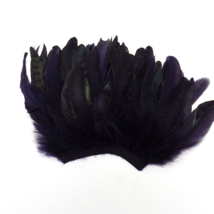 Chinchilla Feather Fringe 12cm x 10cm - FR003