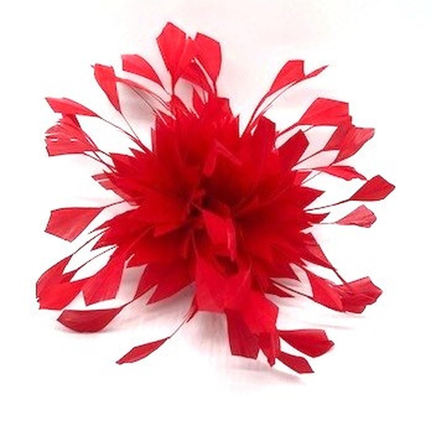 Spiky Centre Goose Feather Flower 20cm FM056