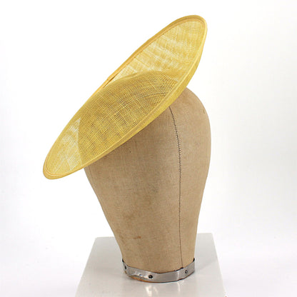 UK Made Sinamay Sweep Saucer Fascinator Base HA012