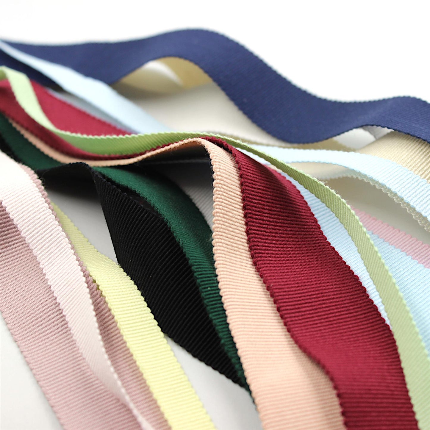 Cotton Petersham Ribbon - by the metre - 5436
